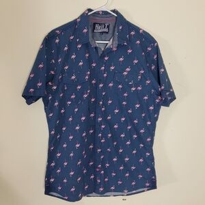 Drill Men's  Flamingo Shirt Size L